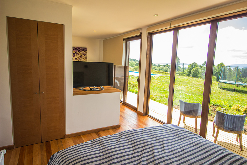 Espectacular casa con hermosa vista al lago a sólo 5Km de Pucón